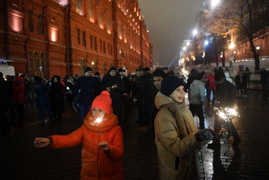 New Year celebrations in Moscow