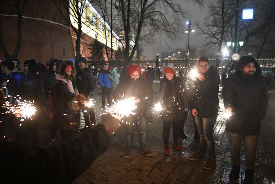 New Year celebrations in Moscow