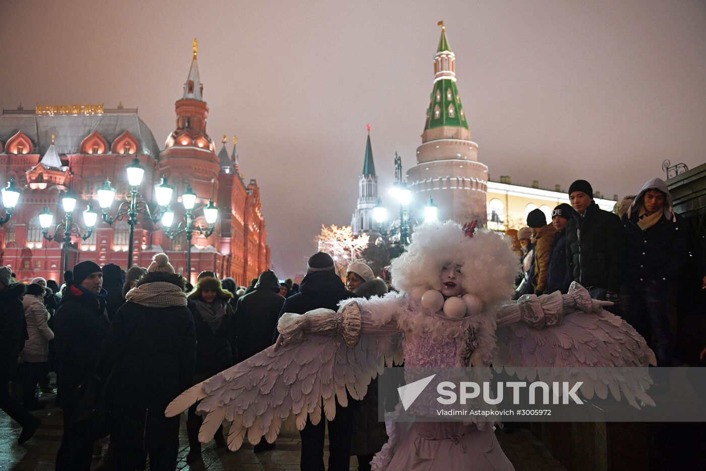 New Year celebrations in Moscow