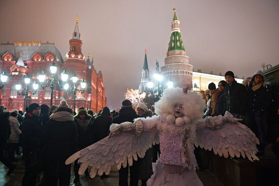 New Year celebrations in Moscow