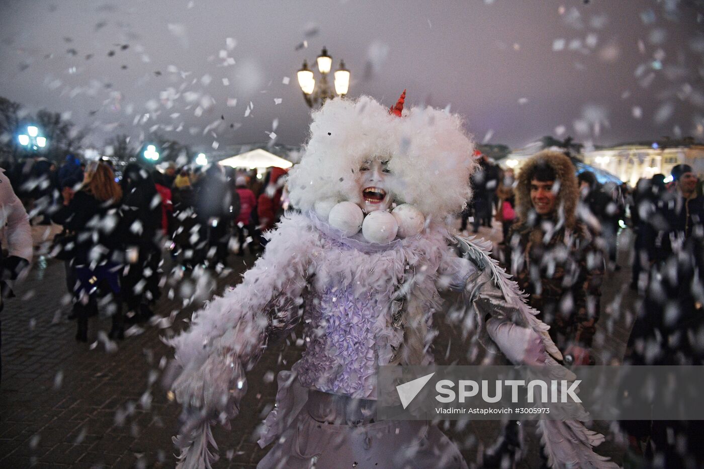New Year celebrations in Moscow