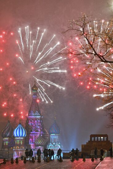 New Year celebrations in Moscow