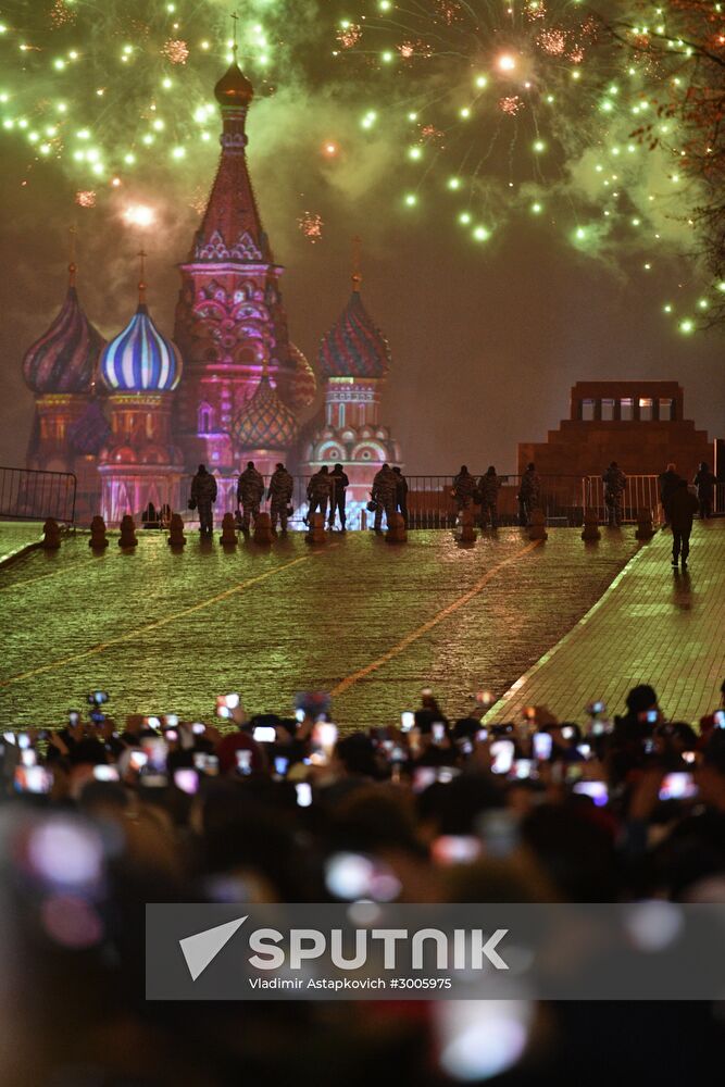 New Year celebrations in Moscow