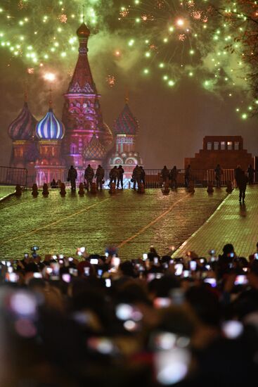 New Year celebrations in Moscow