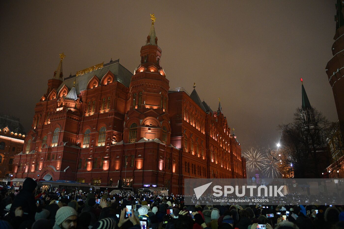 New Year celebrations in Moscow