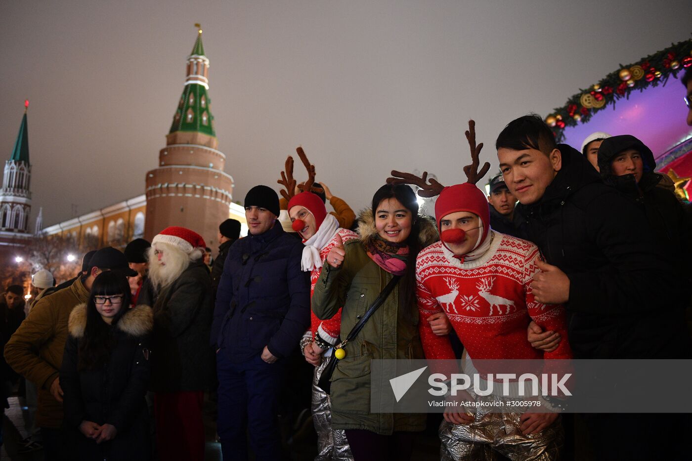 New Year celebrations in Moscow