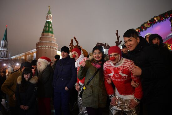 New Year celebrations in Moscow