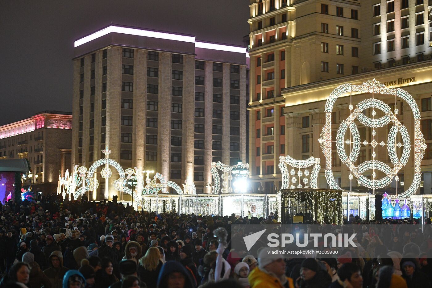 New Year celebrations in Moscow