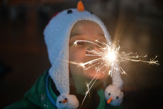New Year celebrations in Moscow