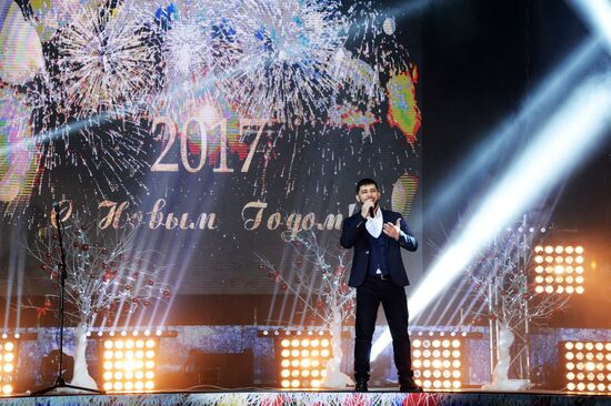 New Year celebrations in Russian cities