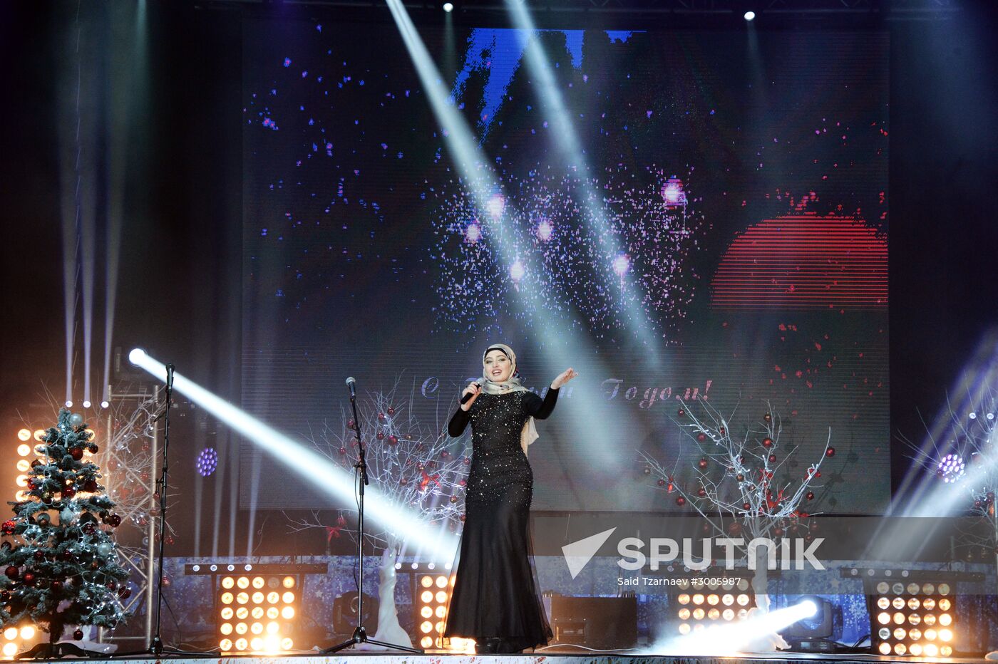 New Year celebrations in Russian cities