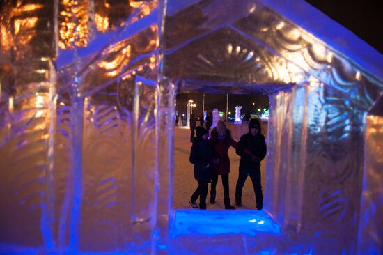 New Year celebrations in Russian cities