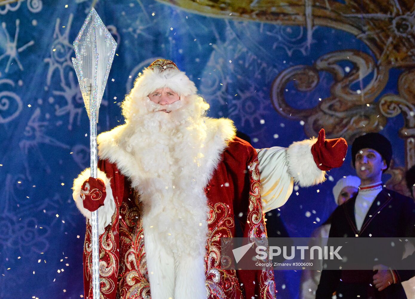 New Year celebrations in Russian cities