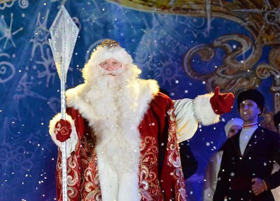 New Year celebrations in Russian cities