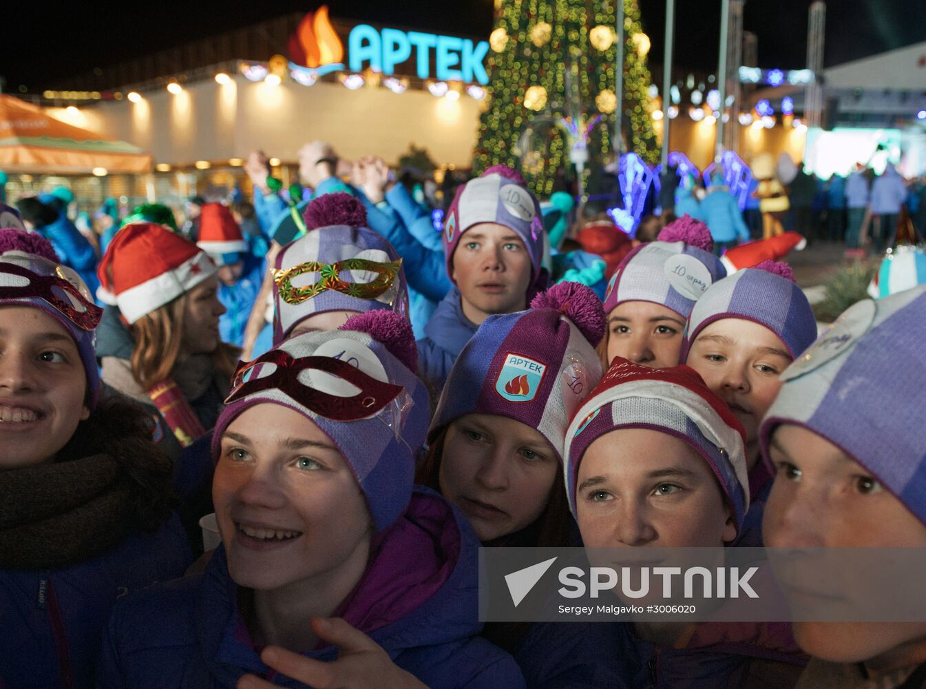 New Year celebrated in Artek