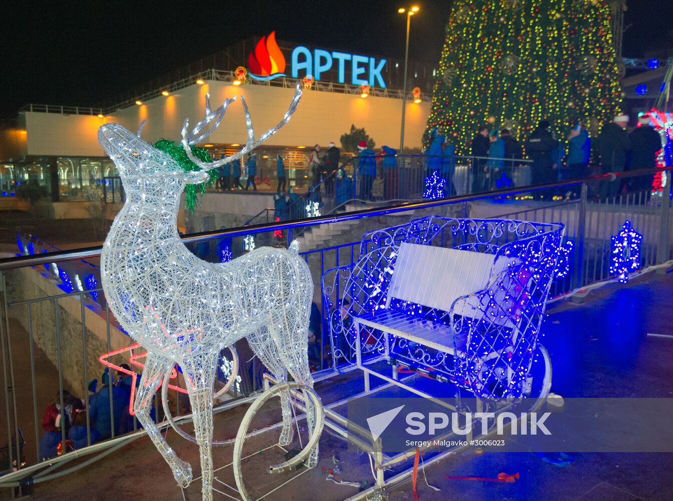 New Year celebrated in Artek