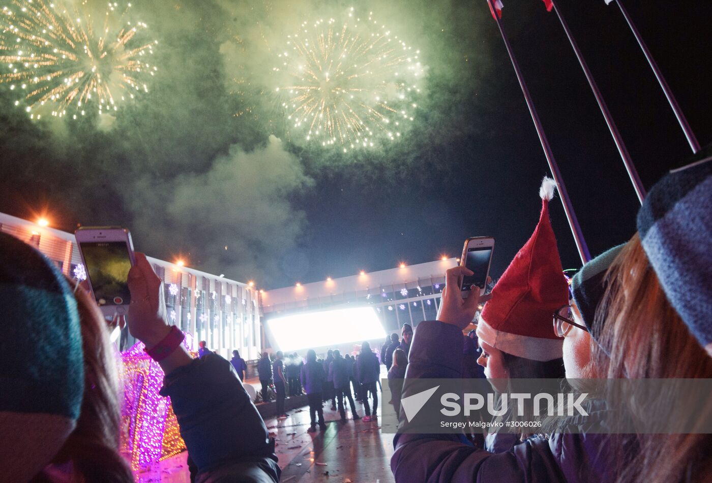 New Year celebrated in Artek