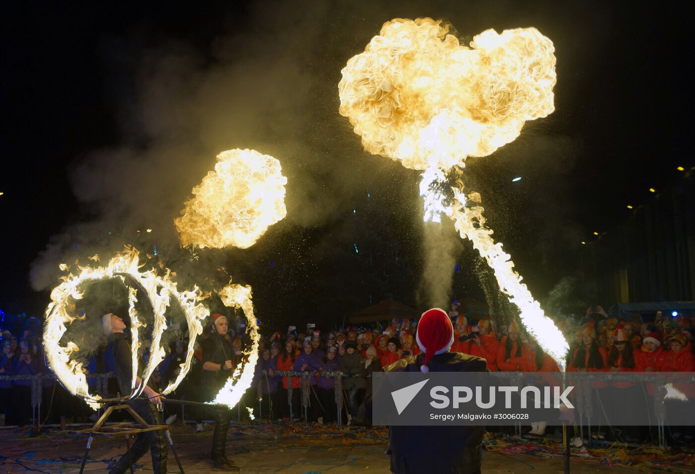 New Year celebrated in Artek