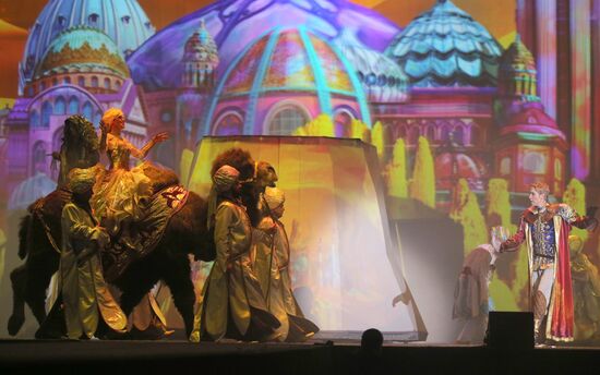 Chernomor 3D mapping musical premier