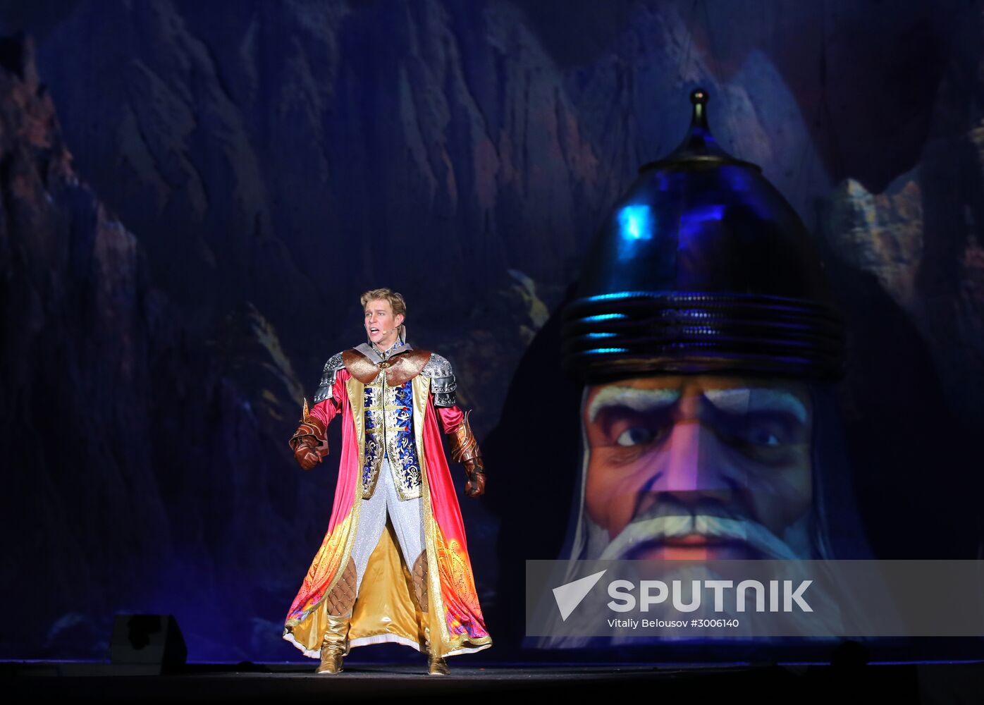 Chernomor 3D mapping musical premier
