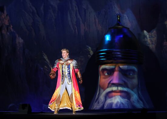 Chernomor 3D mapping musical premier