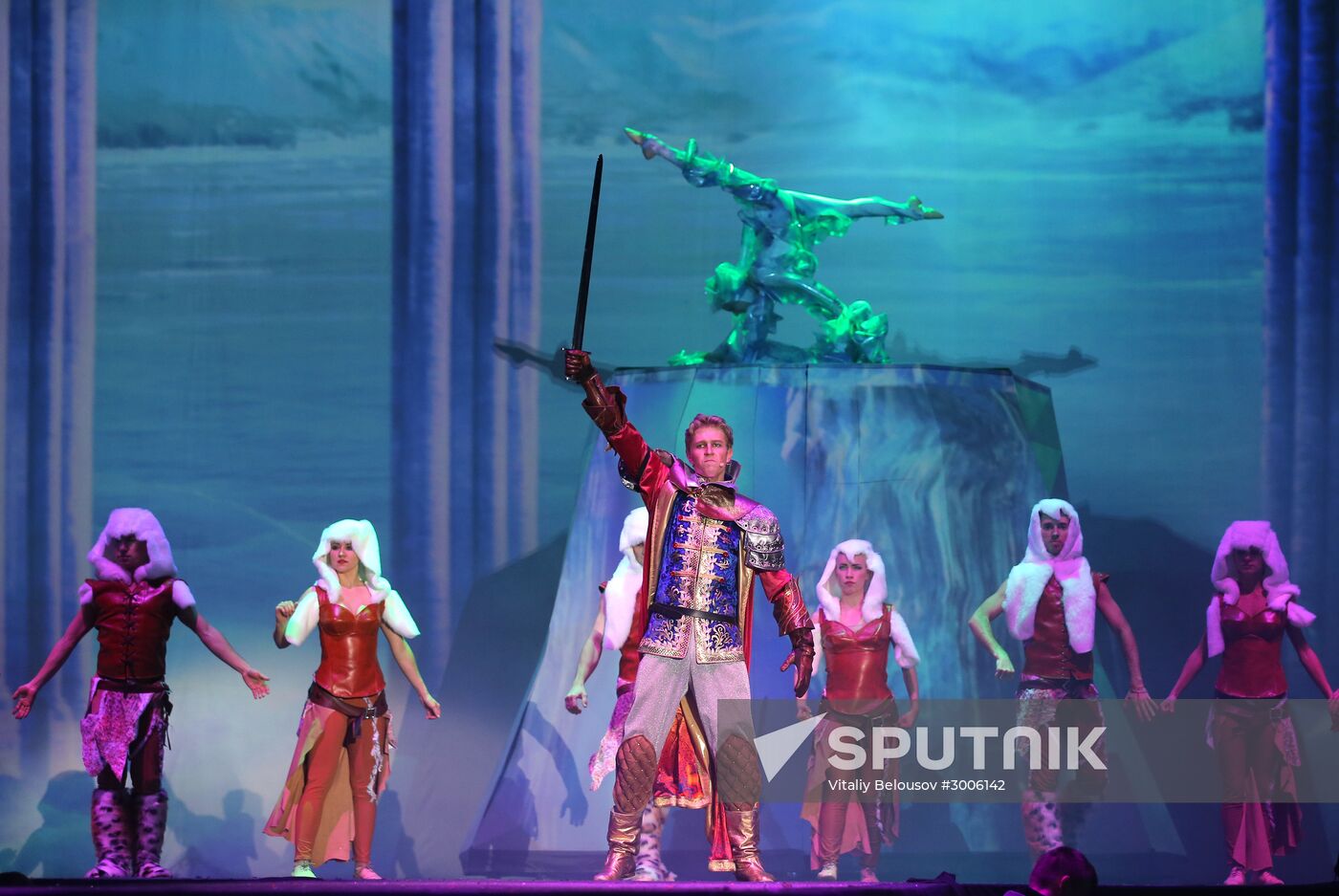 Chernomor 3D mapping musical premier