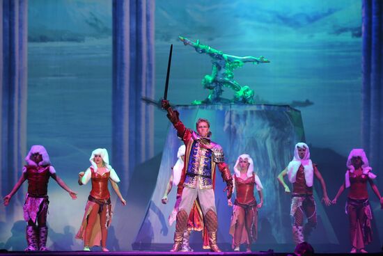Chernomor 3D mapping musical premier