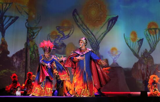 Chernomor 3D mapping musical premier