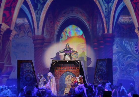 Chernomor 3D mapping musical premier