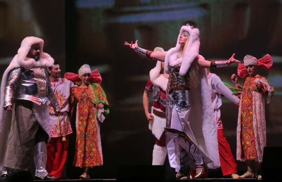 Chernomor 3D mapping musical premier
