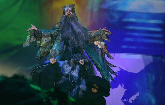 Chernomor 3D mapping musical premier