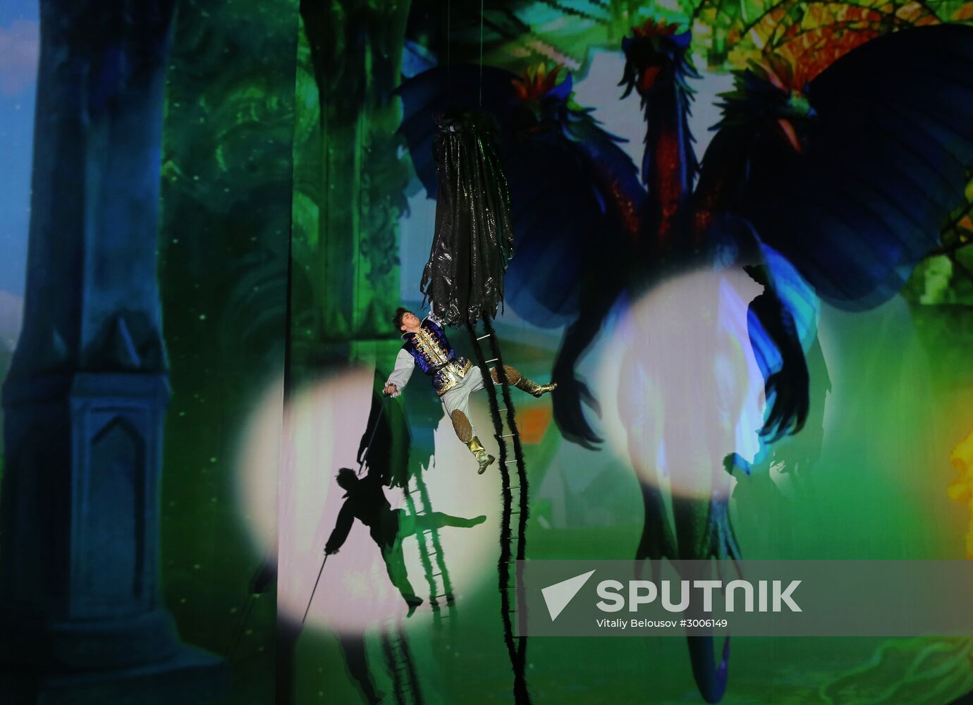 Chernomor 3D mapping musical premier