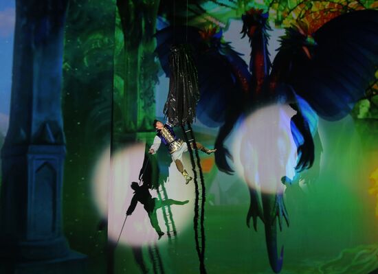 Chernomor 3D mapping musical premier
