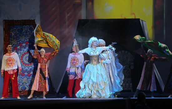 Chernomor 3D mapping musical premier