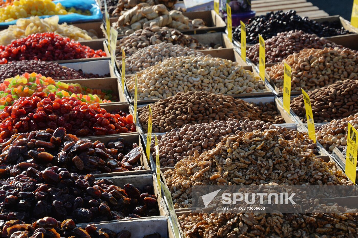 Christmas food fair in Vladivostok