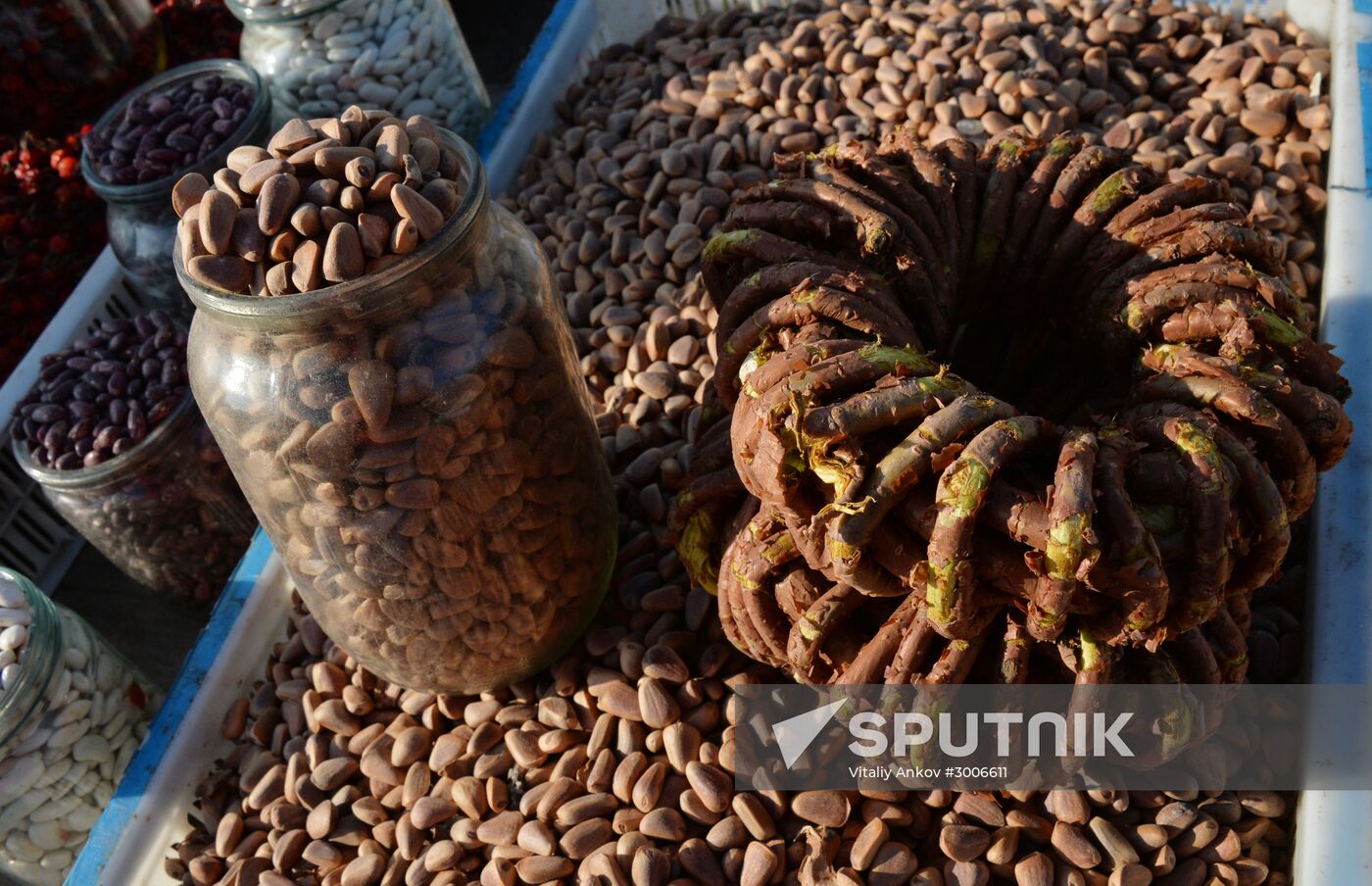 Christmas food fair in Vladivostok