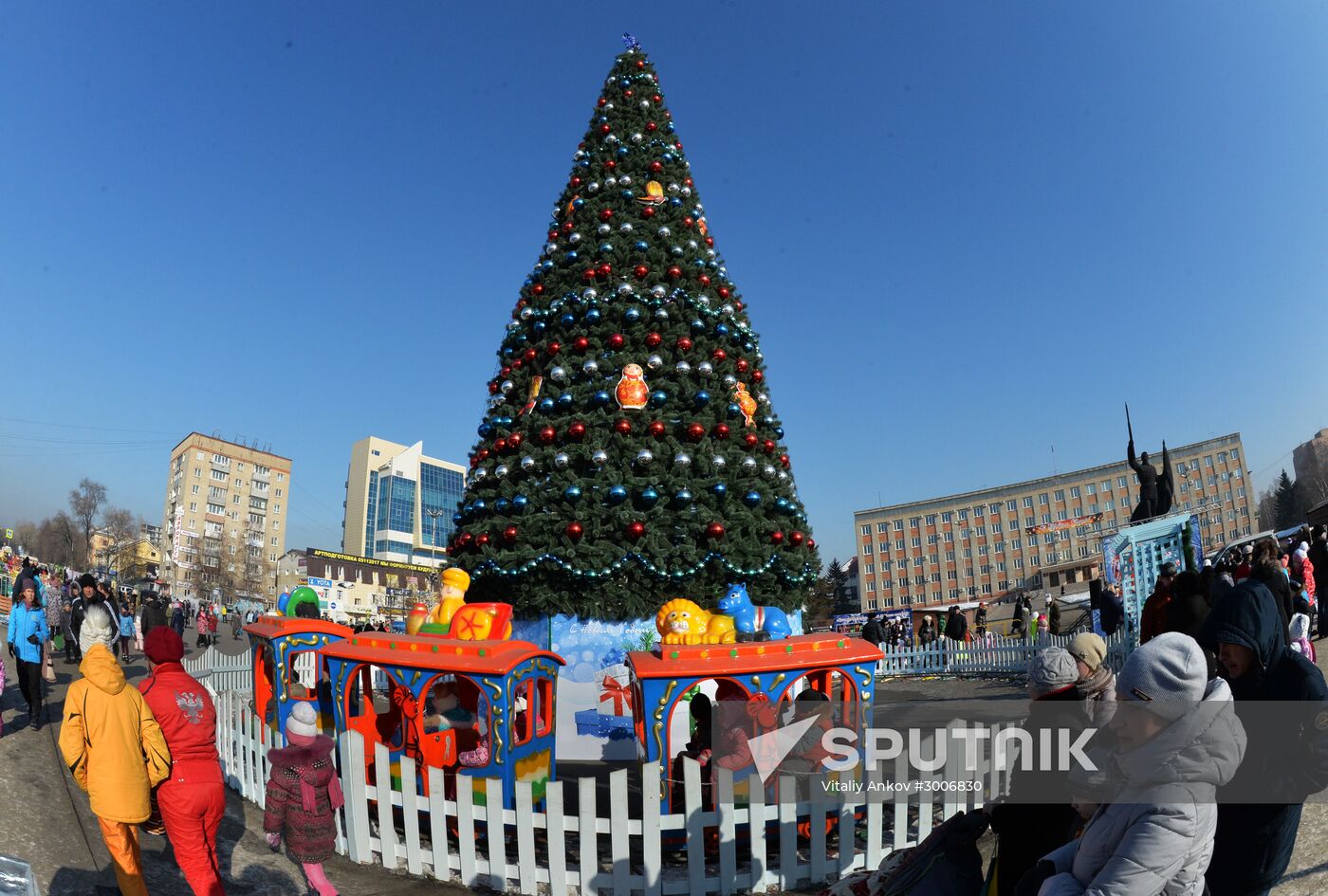 Public festivities in Ussuriisk