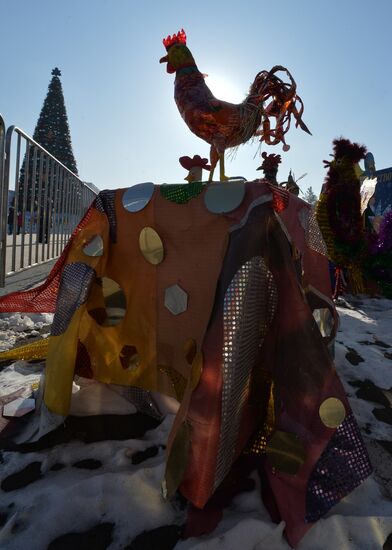 Public festivities in Ussuriisk