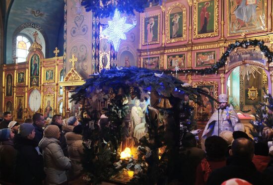 Christmas celebrations across Russia