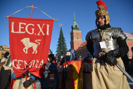 Three Kings procession in Warsaw