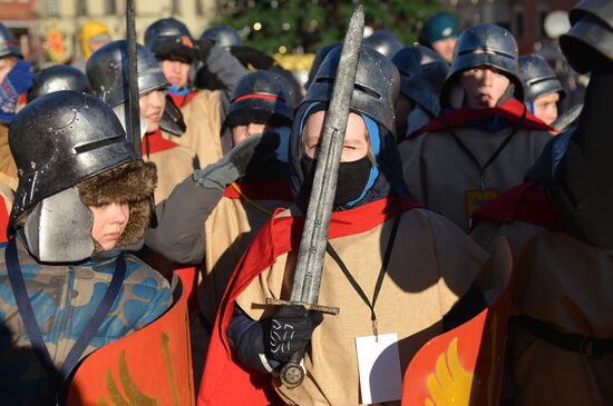 Three Kings procession in Warsaw
