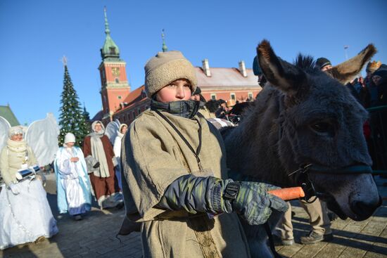 Three Kings procession in Warsaw