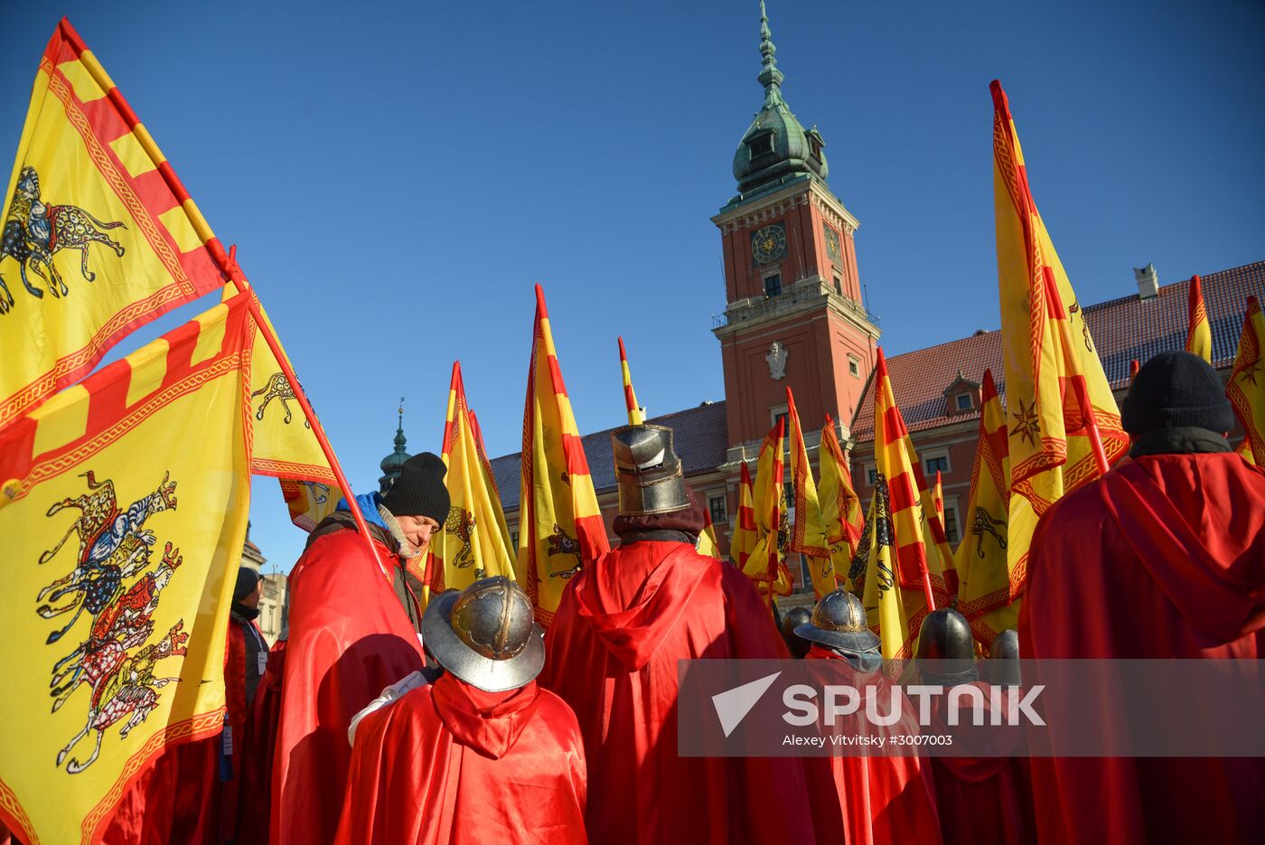 Three Kings procession in Warsaw