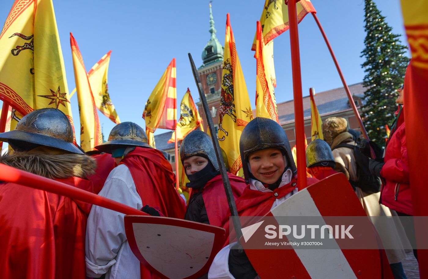 Three Kings procession in Warsaw