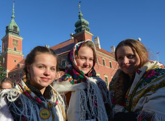 Three Kings procession in Warsaw