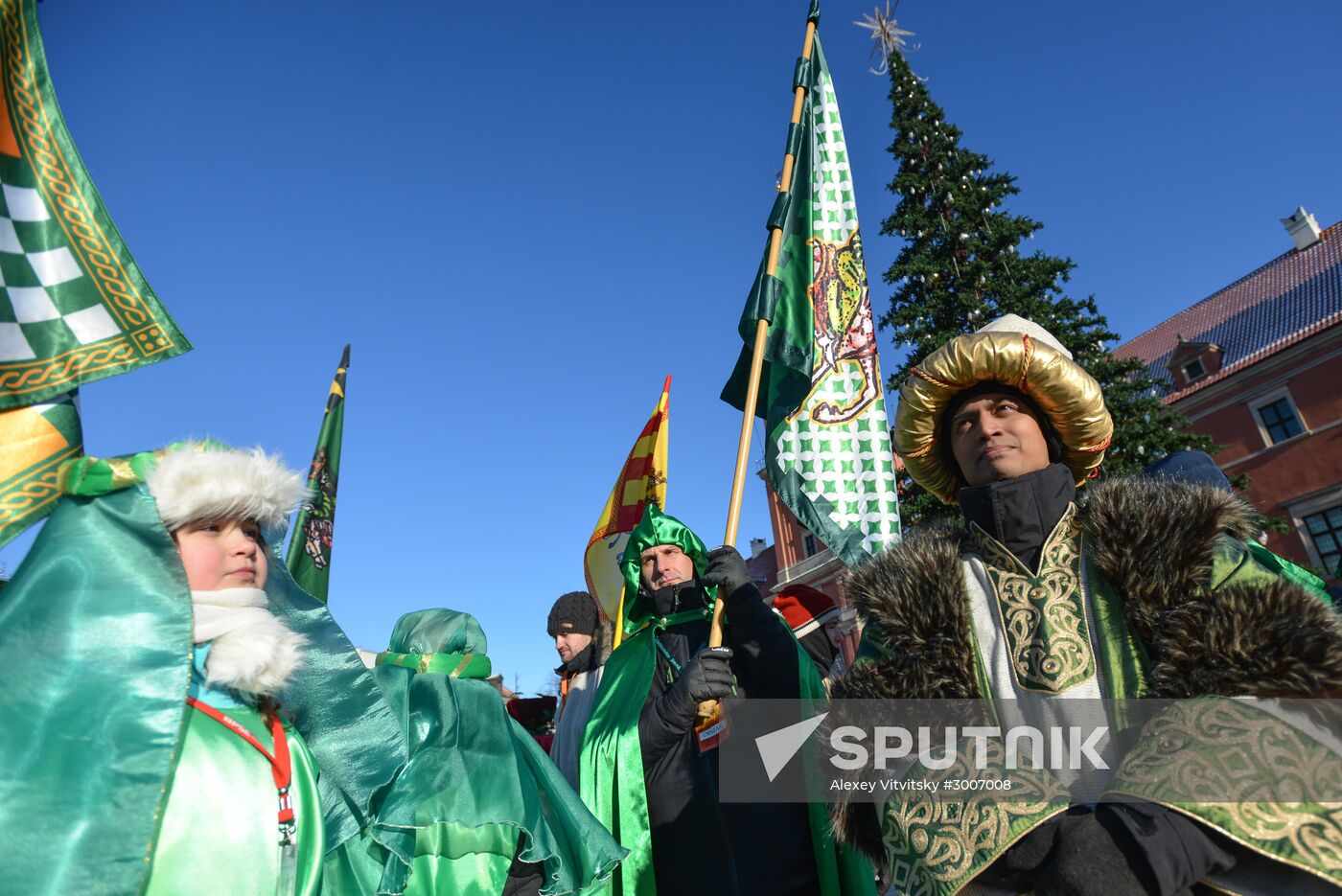 Three Kings procession in Warsaw