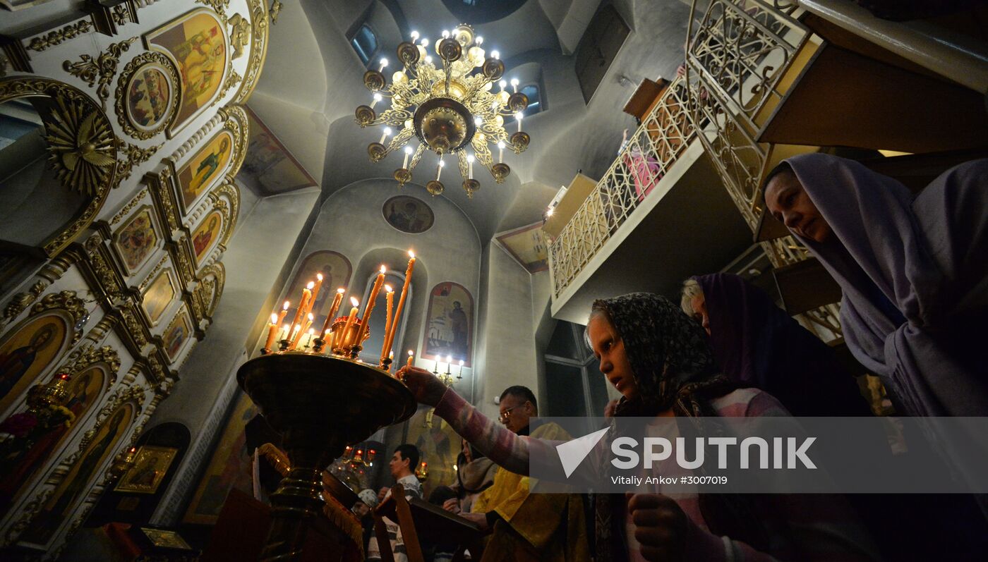 Christmas celebrations across Russia