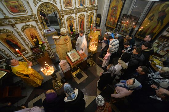 Christmas celebrations across Russia