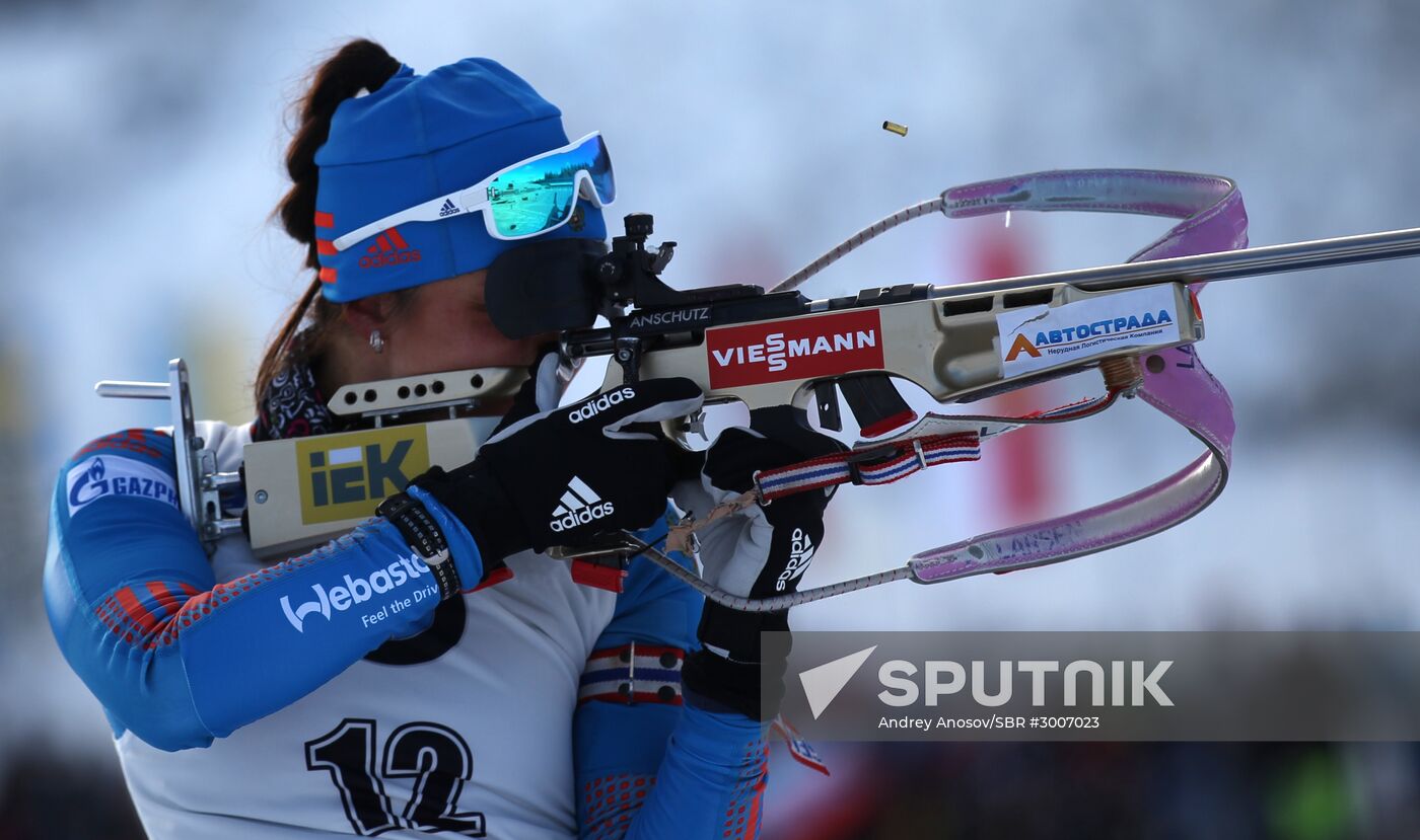 2016–17 Biathlon World Cup 4. Women's sprint