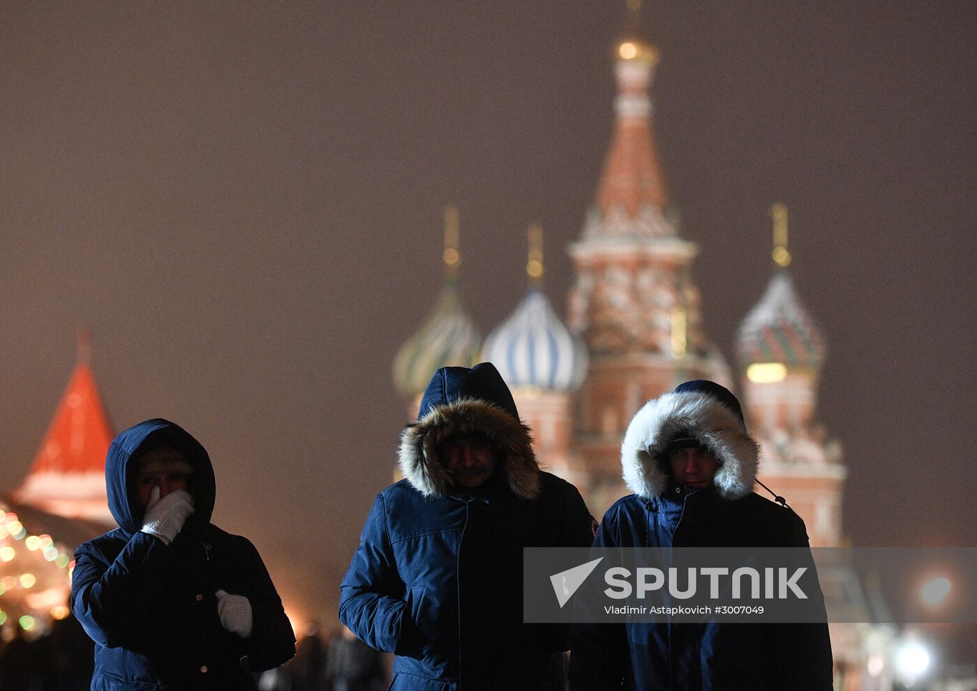 Christmas holidays celebrated in Moscow